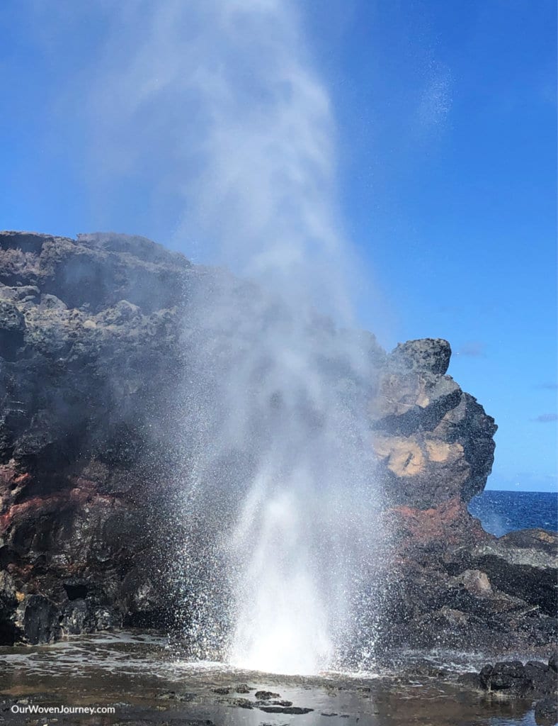 Nakalele Blow Hole in Maui
