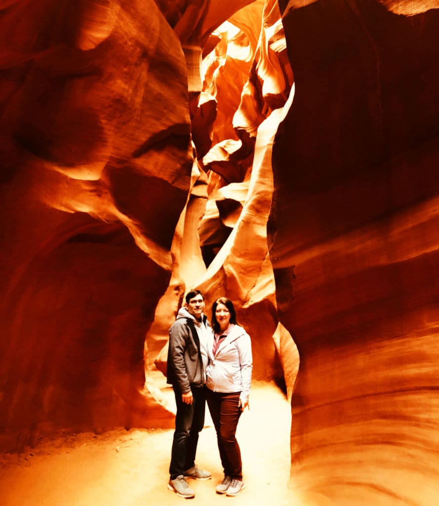 Antelope Canyon is in Page, AZ