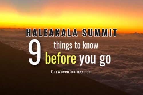 Haleakala Summit at sunrise or sunset