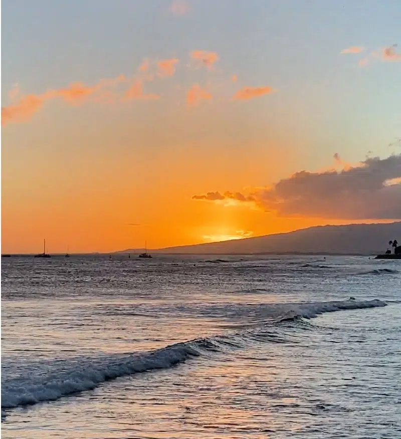 Watching the sunset at Magic Beach is one of the best things to do at night on Oahu
