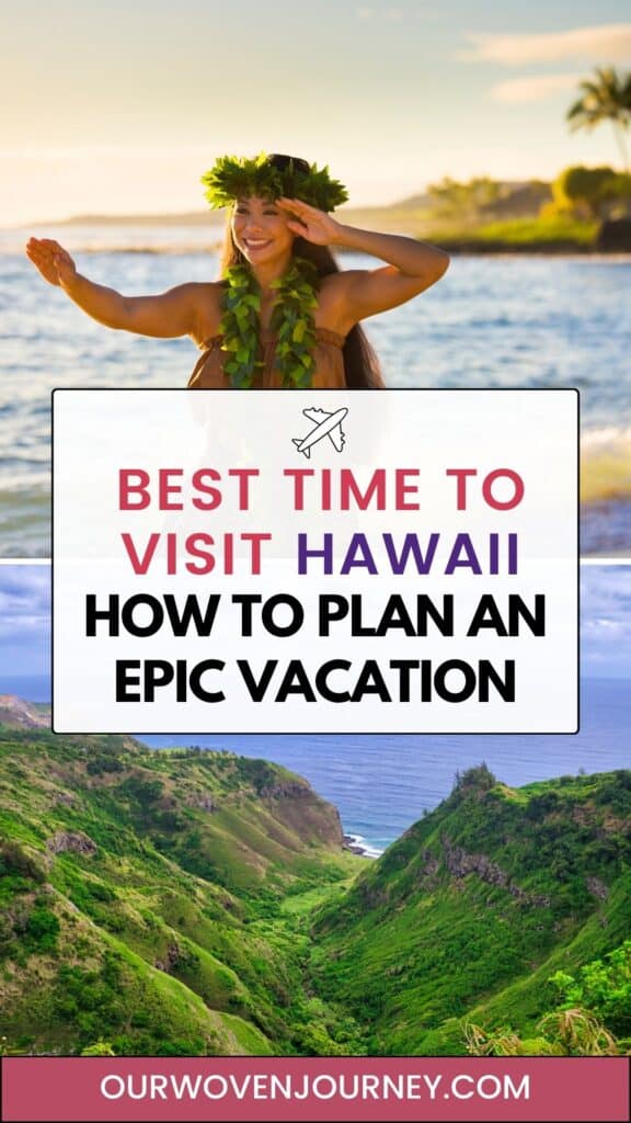 best time to visit Hawaii - Pin