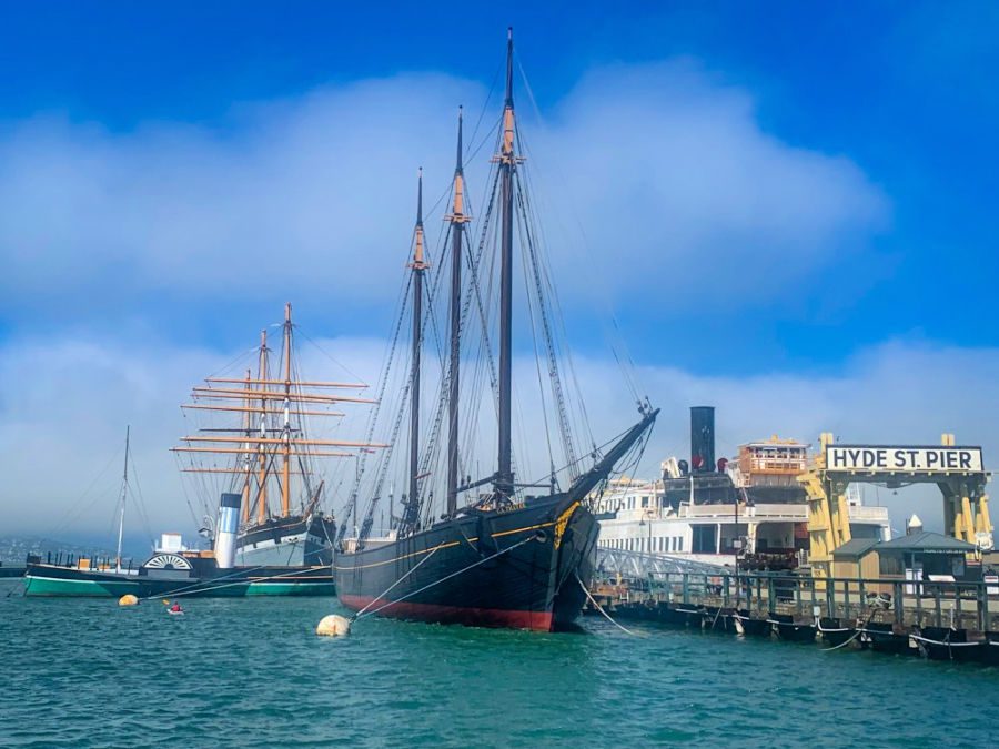 There are several ships located at the San Francisco Maritime National Historical Park.