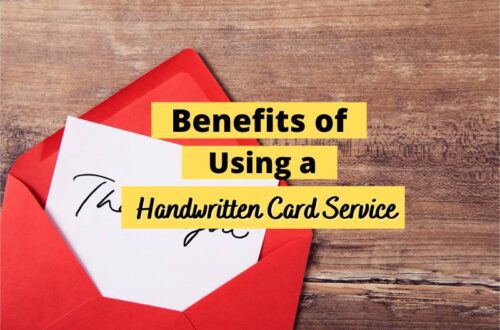 Benefits of using a handwritten card service