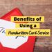 Benefits of using a handwritten card service