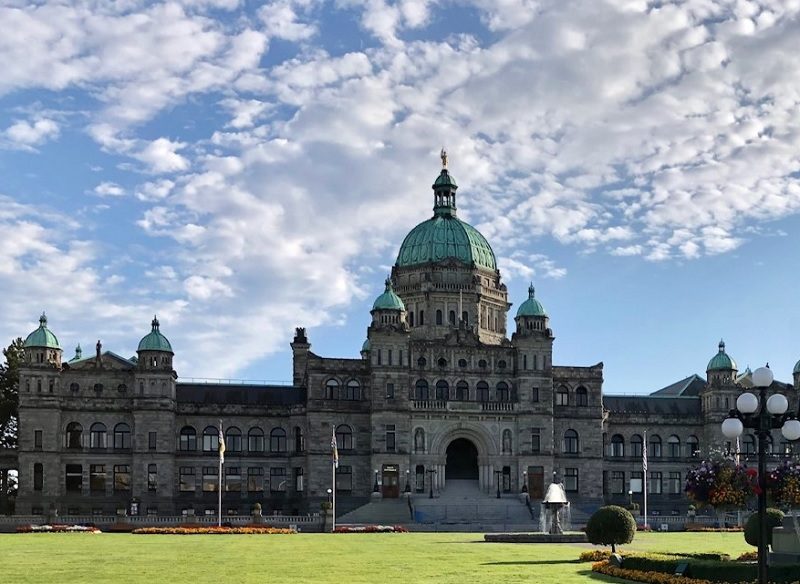 beautiful building in Victoria, BC and the surroundings makes a great weekend getaway from Seattle