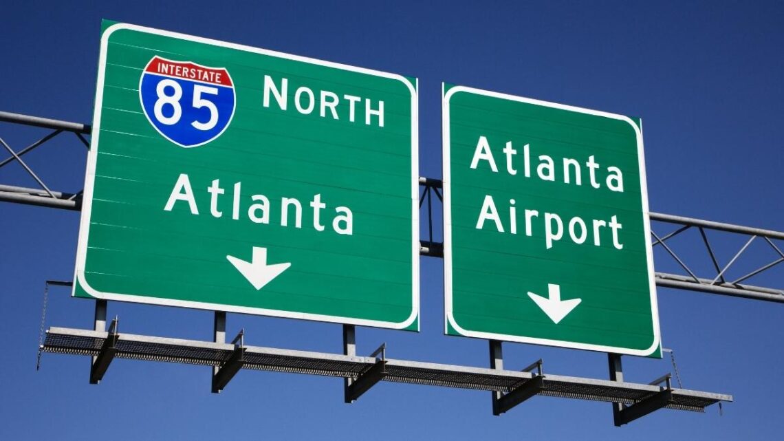 Atlanta road sign