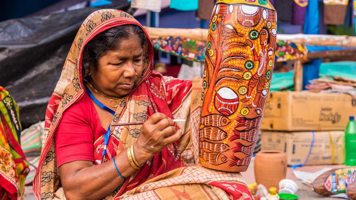 indian woman artist
