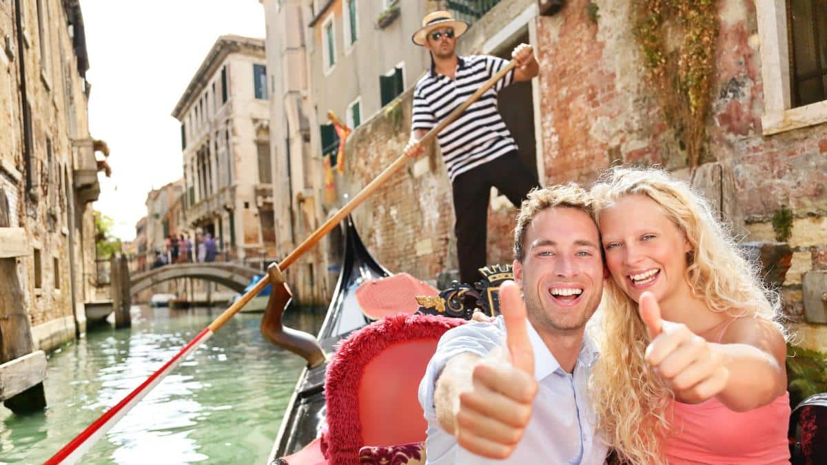 tourists in Venice