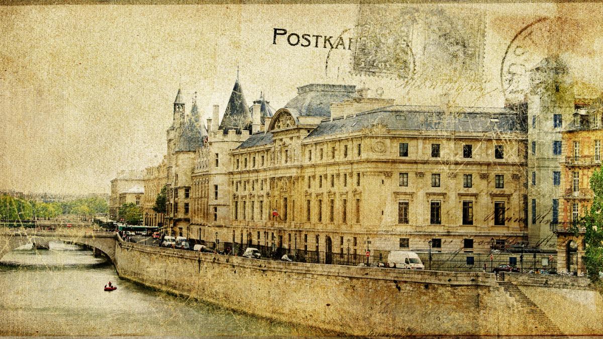 vintage postcard