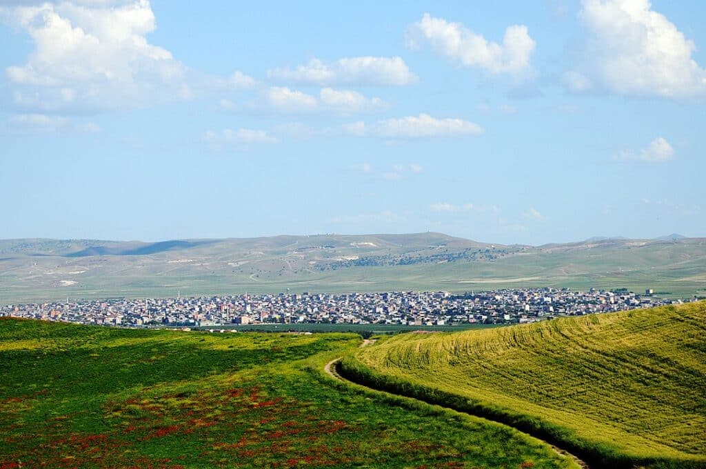 landscape scene in Batman, Turkey