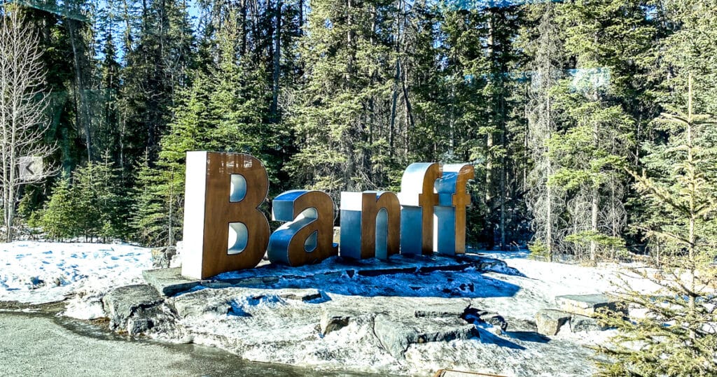Banff Sign Banff National Park