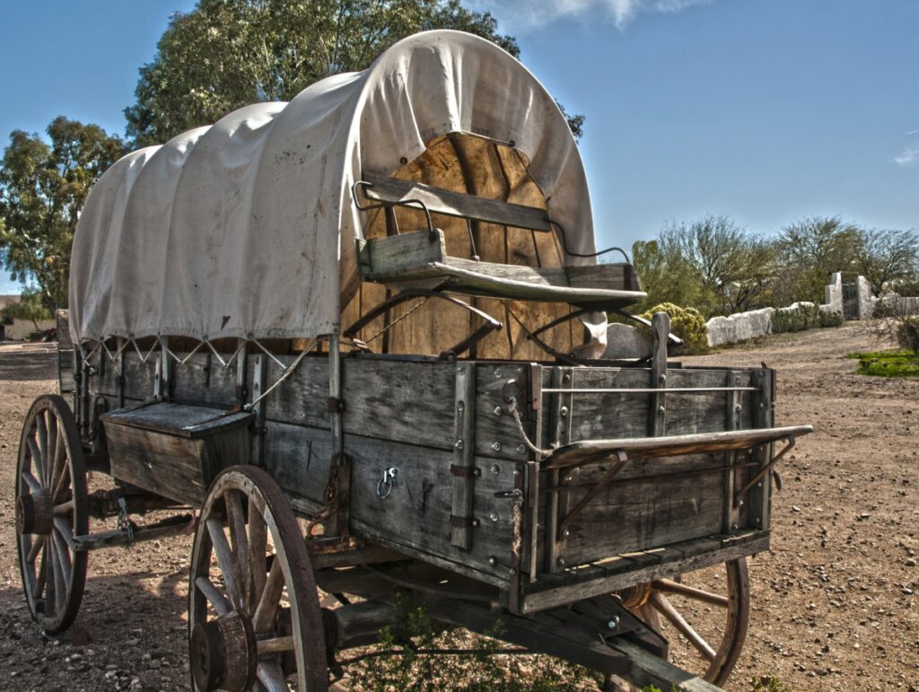 Covered Wagon of the early Pioneers