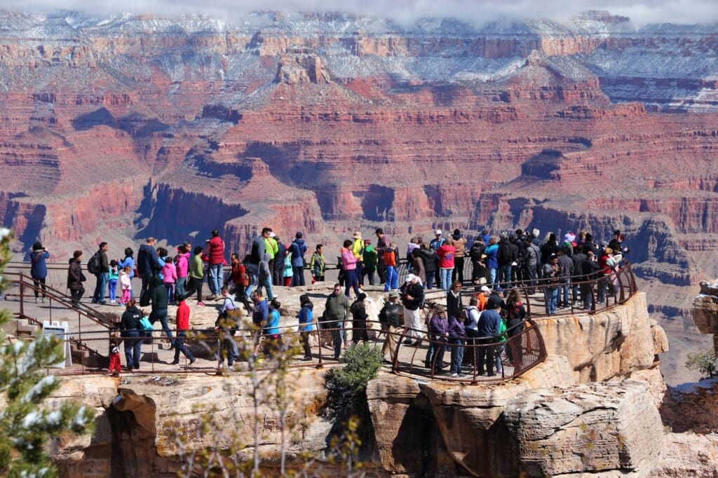 Grand Canyon tourist