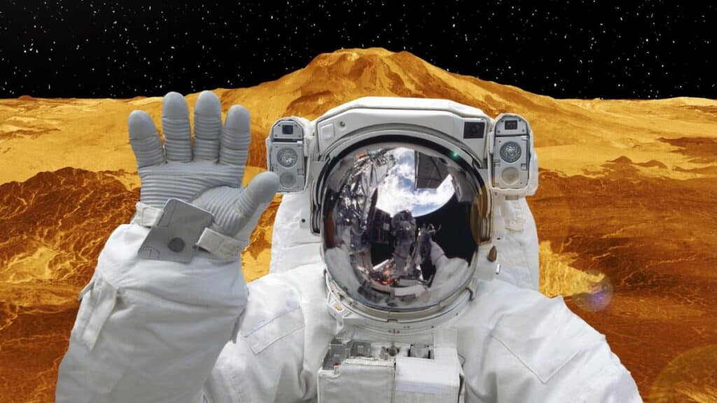 astronaut on mars-