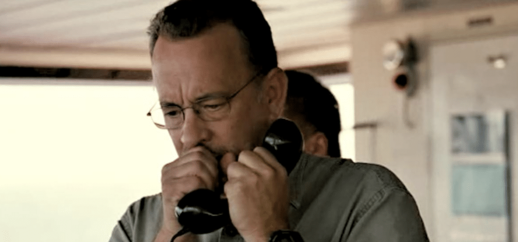 scene from Captain Phillips with Tom Hanks