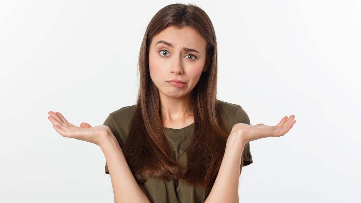 woman white background