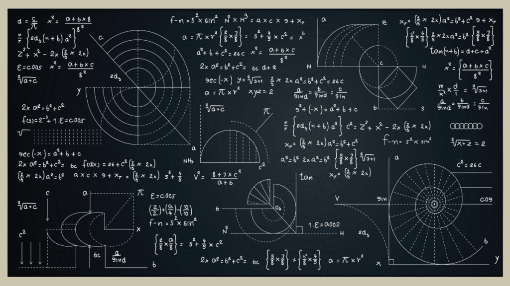 Mathematical and scientific formulas