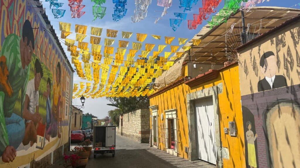 Jalatlaco neighborhood in Oaxaca
