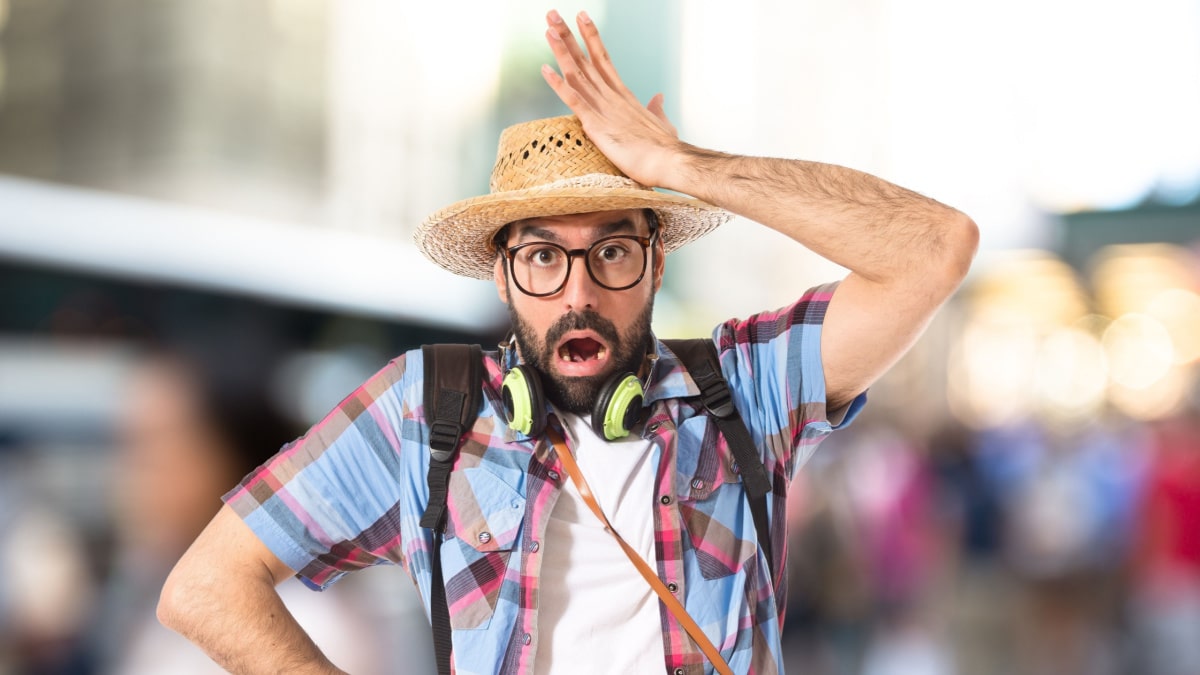 tourist man made mistake - Luis MolineroShutterstock