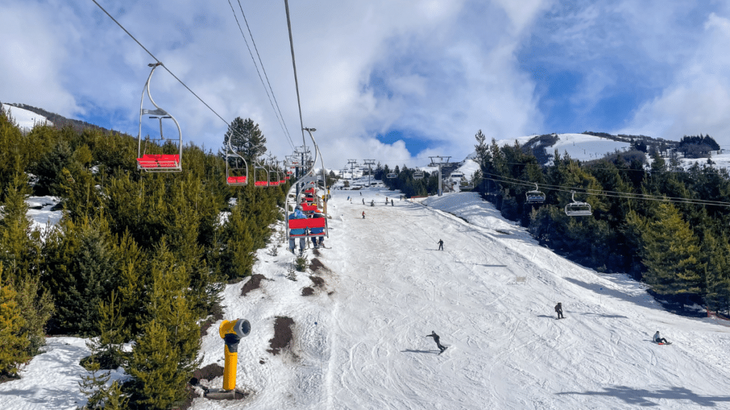 Ski slope at Cerro Catedral, Bariloche, Argentina