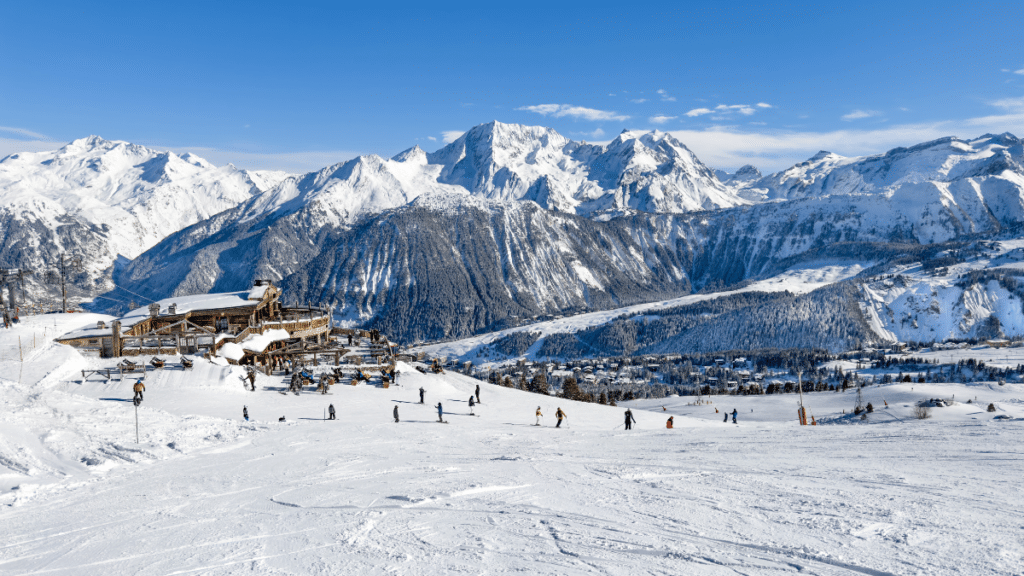 Courchevel - Meribel ski slopes, France