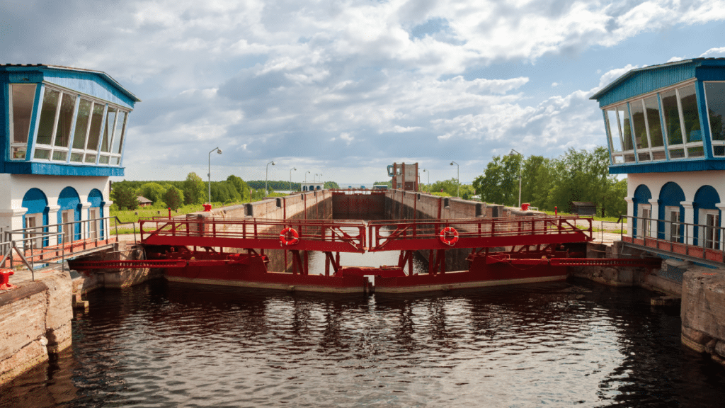 Gateway No. 2 of the White Sea-Baltic Canal