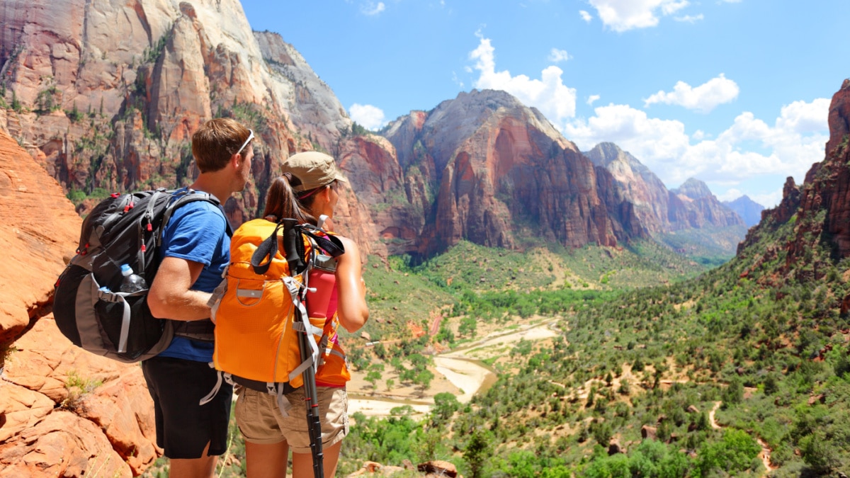 hikers in National Park
