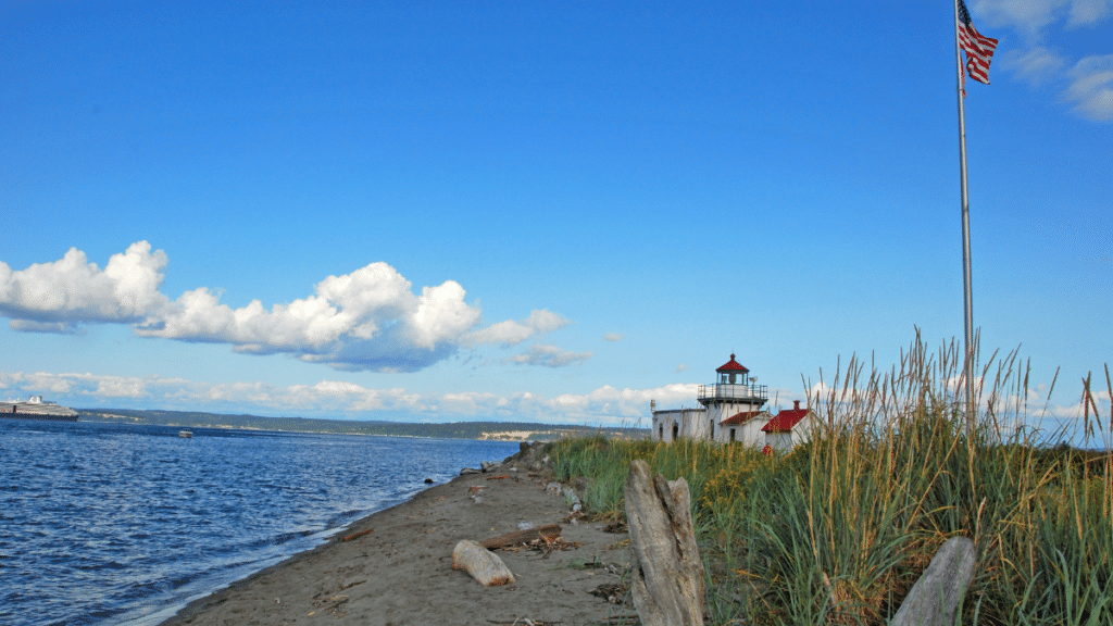 Point No Point Lighthouse in Hansville, Washington