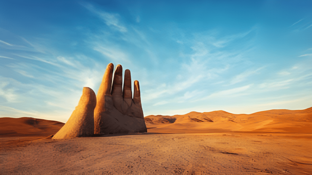 The Hand in the Desert, Chile