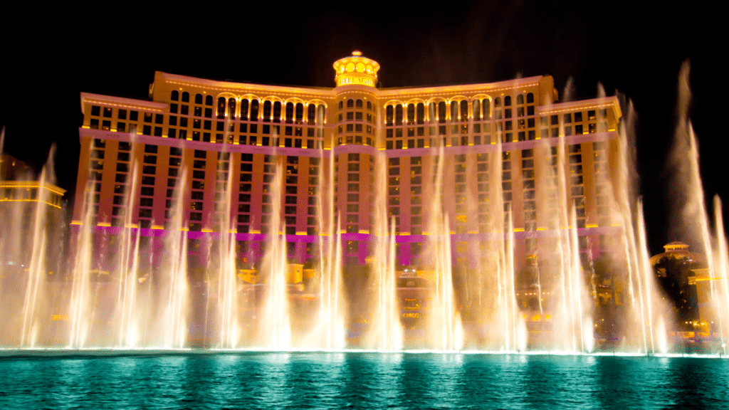 Fountains at Bellagio Hotel Casino in Las Vegas