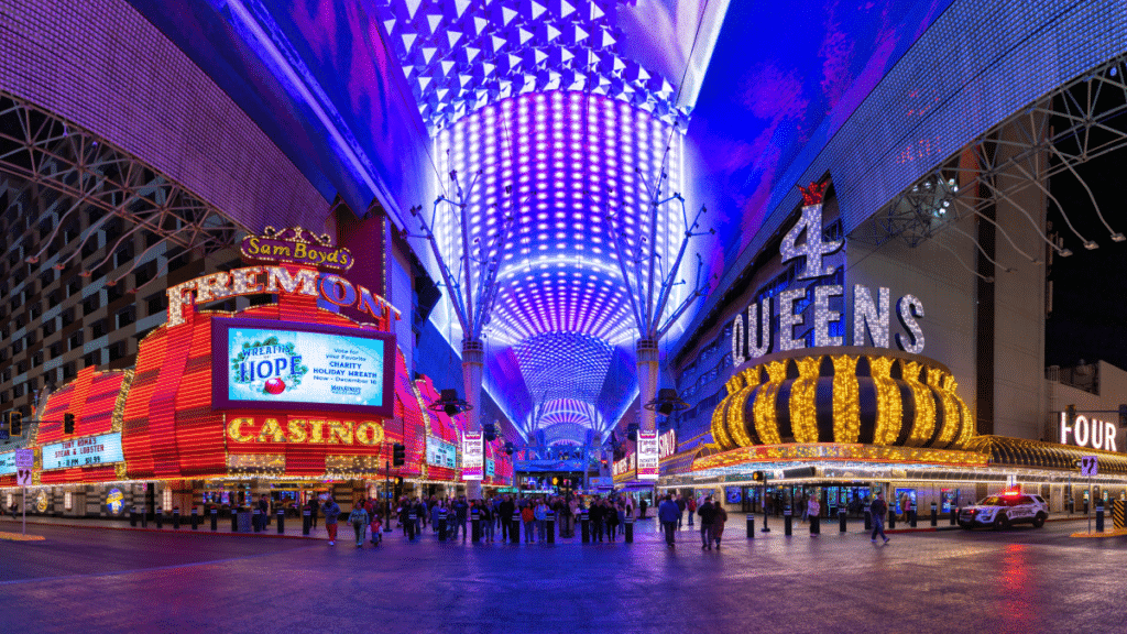 Fremont Street in Las Vegas, United States