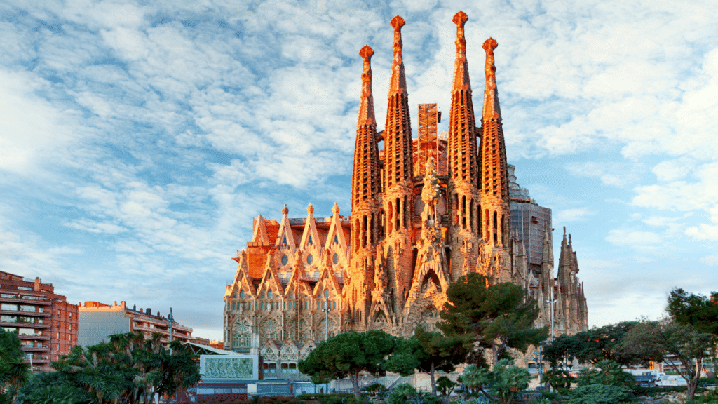 Famous church in Barcelona