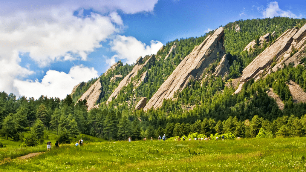 Flatirons in Boulder Colorado