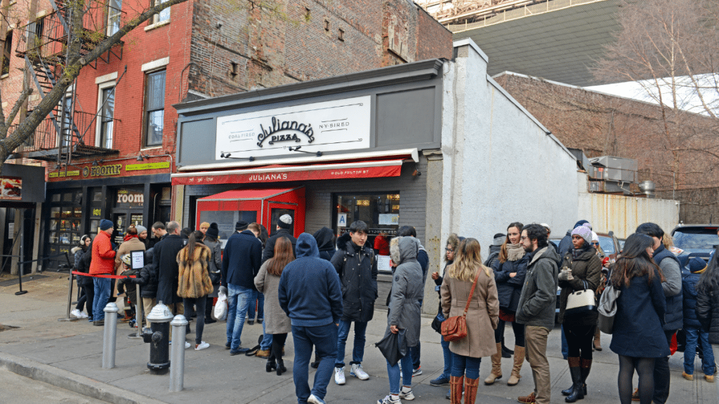 Grimaldi’s Pizzeria, Julianas Pizzeria in Brooklyn