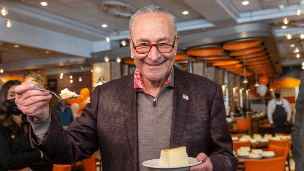 Junior’s Cheesecake restaurant on Times Square