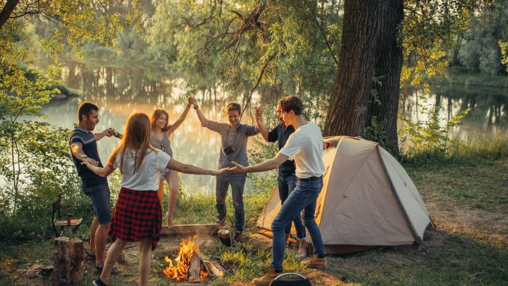 Entertainment in camp