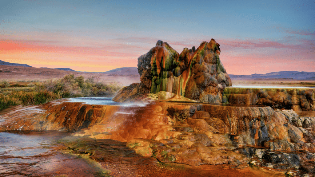 Fly Geyser– Nevada, U.S.A.