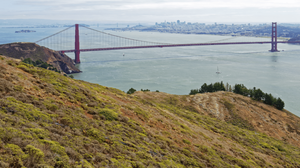 Hawk Hill in Marin County, California