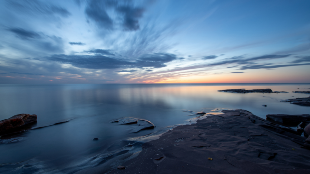 Lake Superior in the Upper Penisula in Michigan