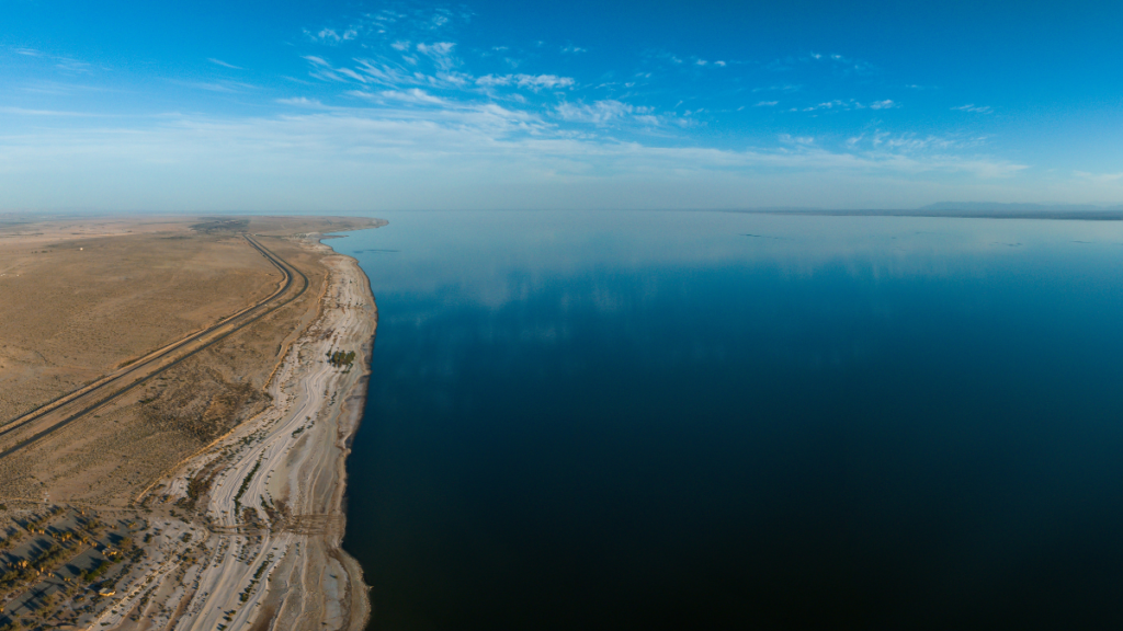 Salton sea in California