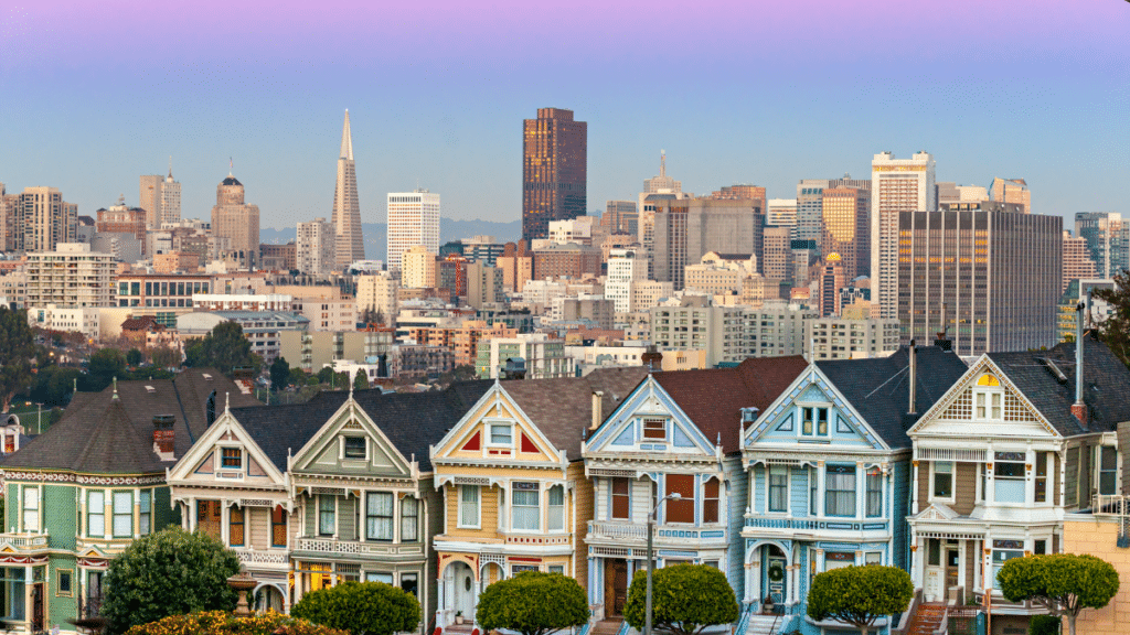 The Painted Ladies of San Francisco, California