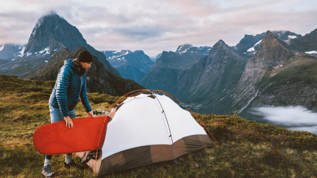 camping gear sleeping pad