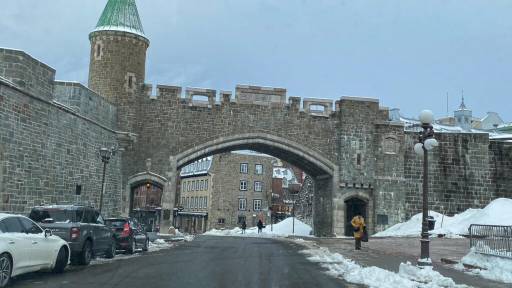 Quebec city wall