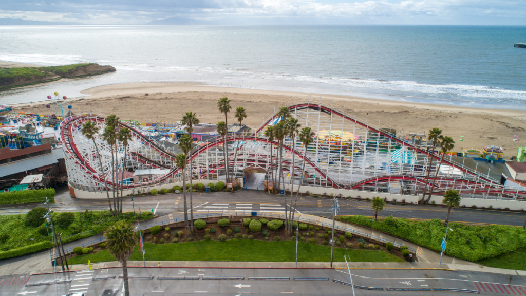 Santa Cruz Beach Boardwalk in Santa Cruz, California