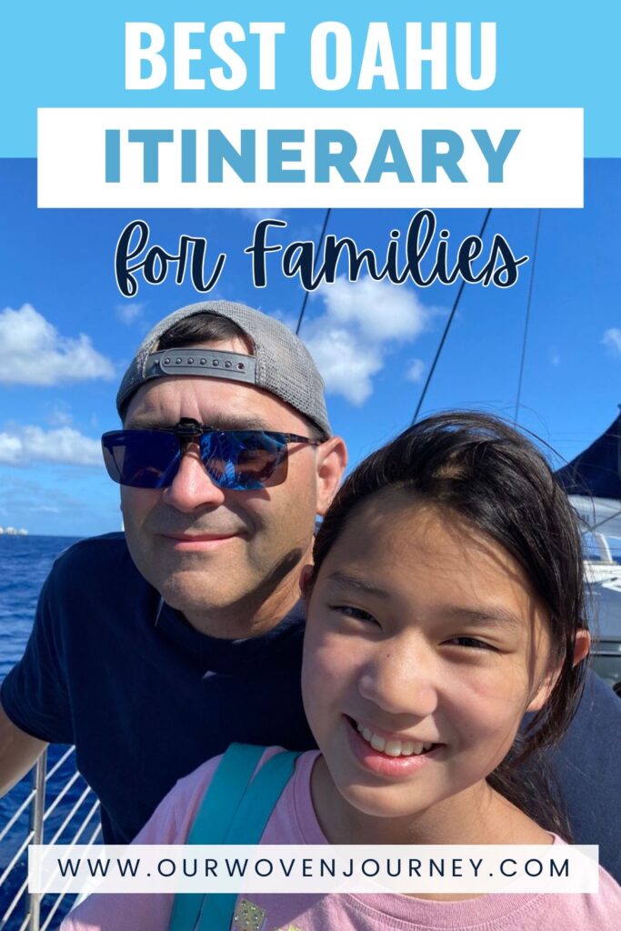 Oahu Itinerary Pinterest custom pin