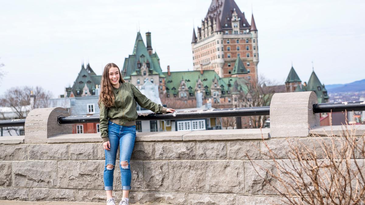 tourist in Quebec City
