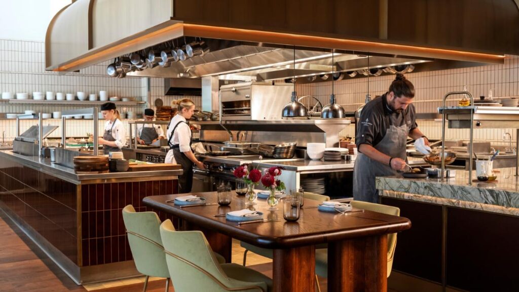 Four Seasons Minneapolis chefs working in restaurant