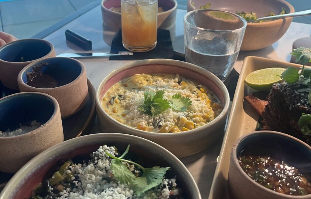 image of food on table at restaurant